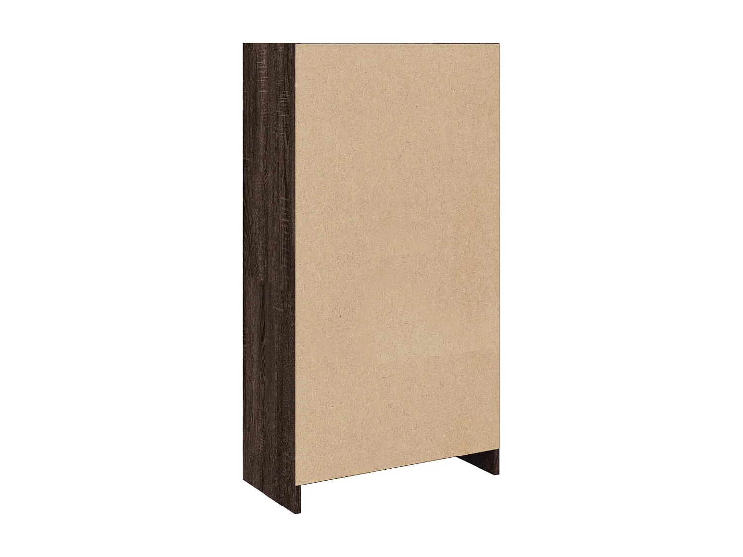 Bibliothèque chêne marron 57x28,5x107,5 cm bois d'ingénierie
