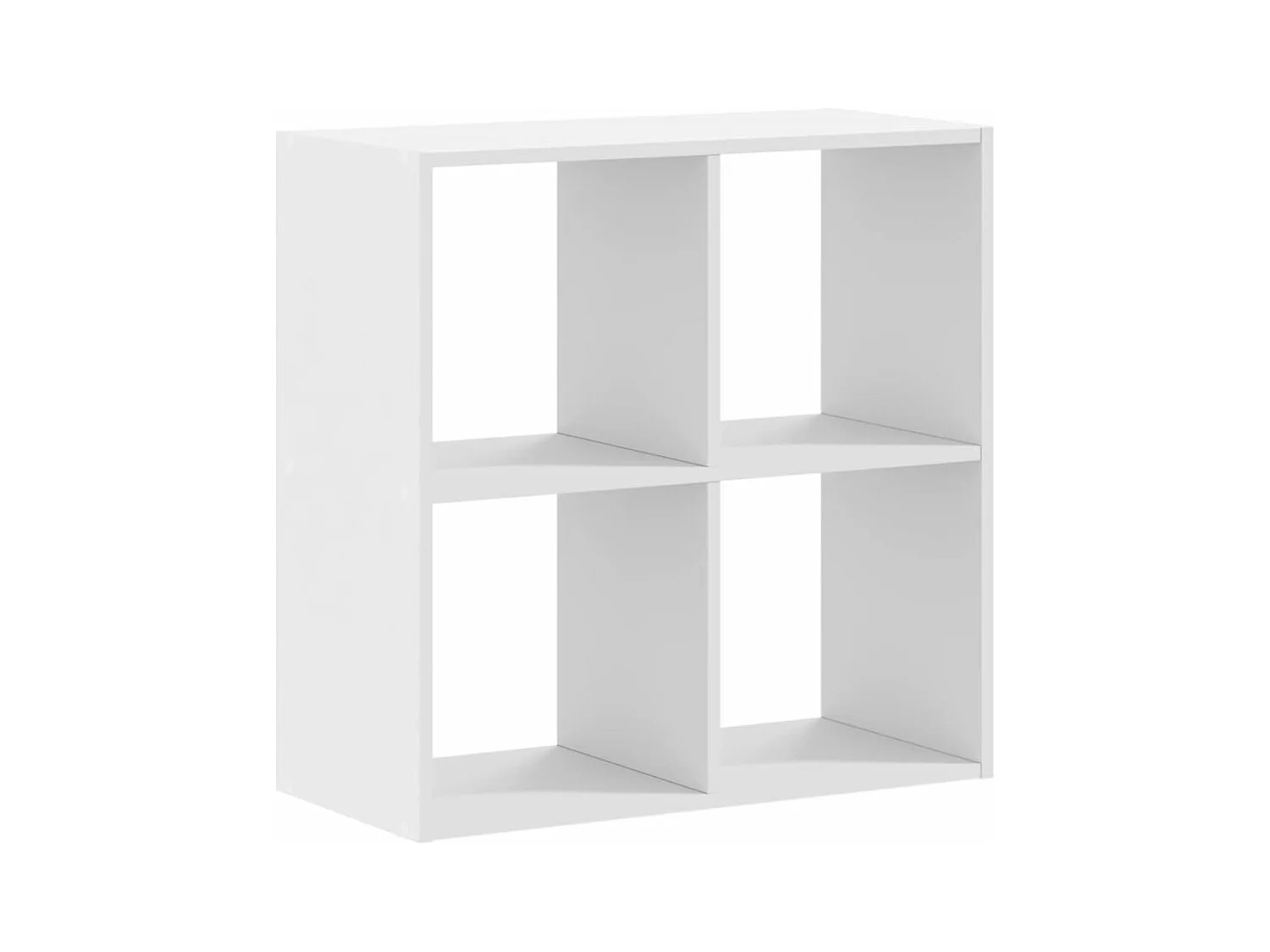 Bibliothèque blanc 68,5x32x68,5 cm bois d'ingénierie