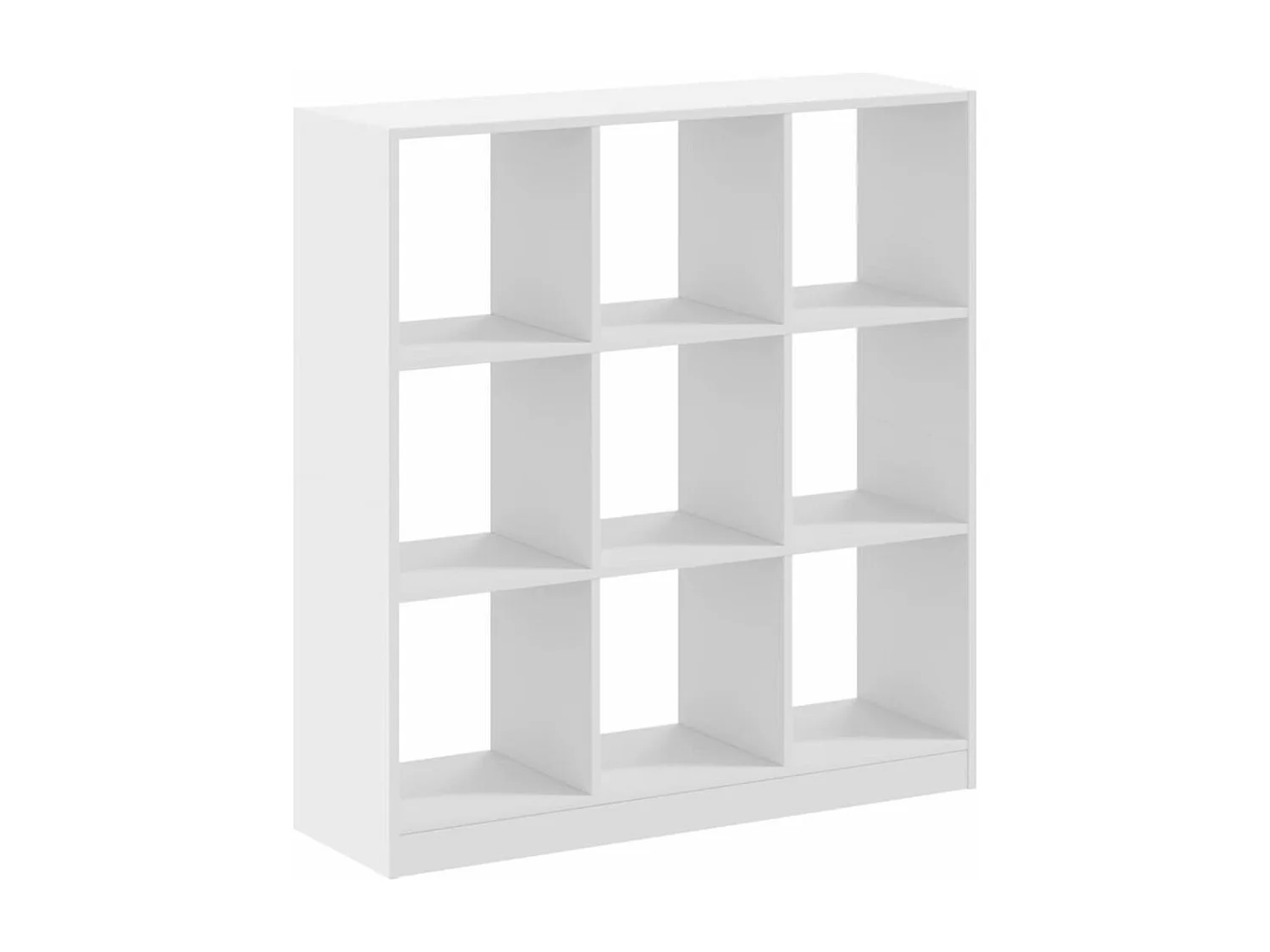 Boekenkast 102x32x108 cm bewerkt hout wit