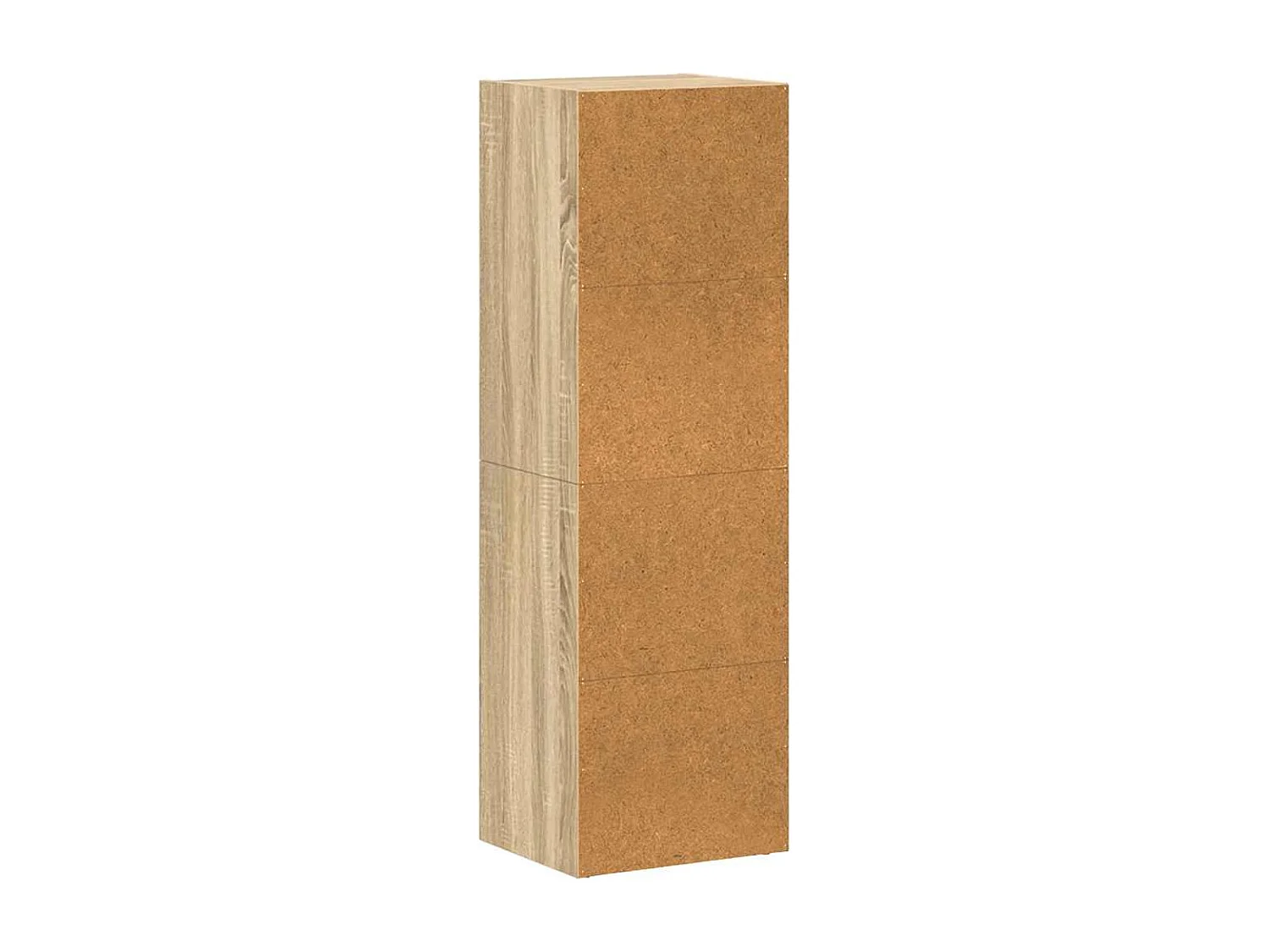 Bibliothèque/Meuble TV chêne sonoma bois d'ingénierie