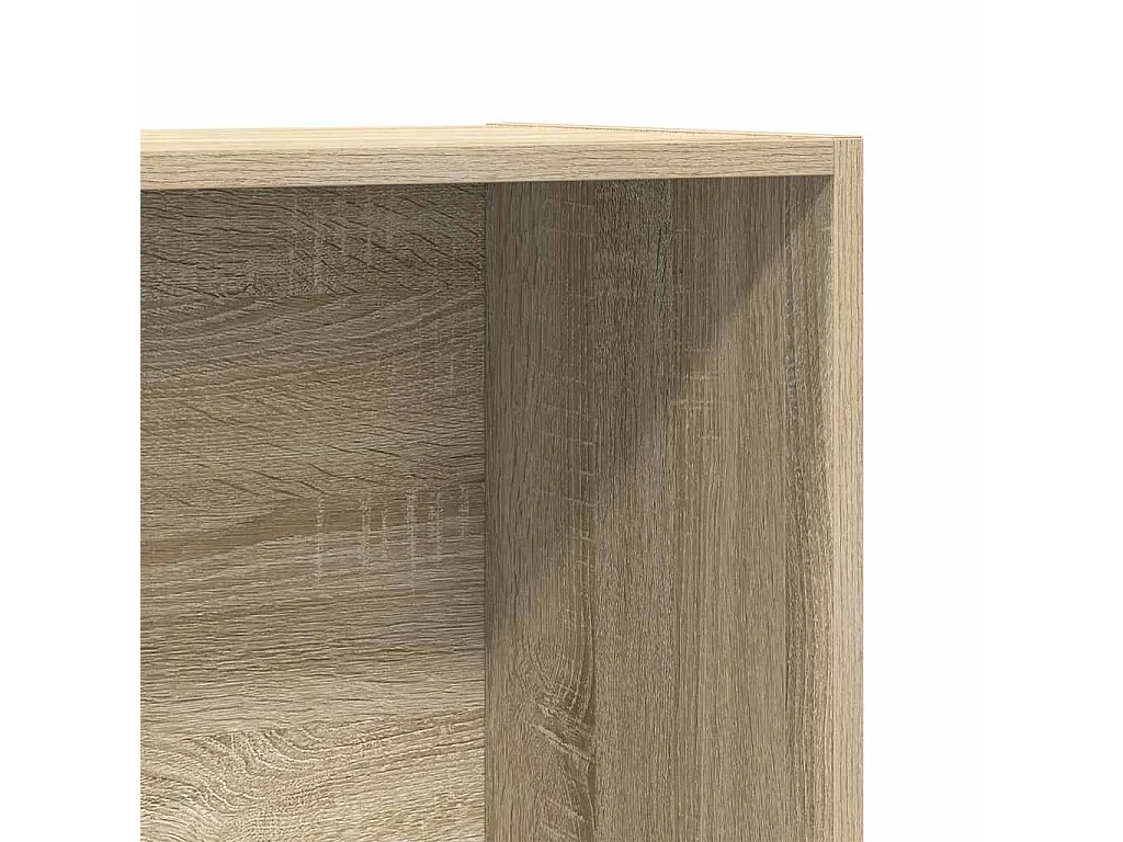 Bibliothèque/Meuble TV chêne sonoma bois d'ingénierie