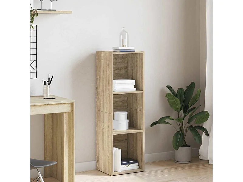 Estante/móvel de TV 36x30x114 cm contraplacado carvalho sonoma