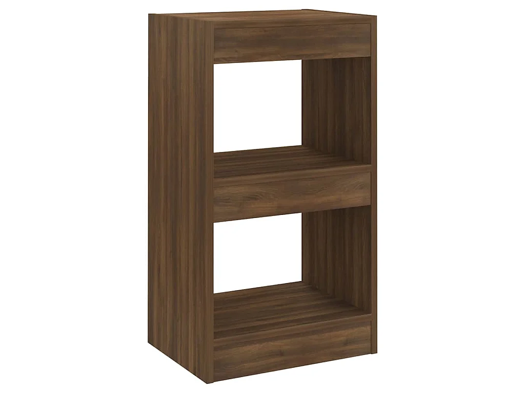 Bibliothèque/Séparateur de pièce Chêne Marron 40x30x72 cm