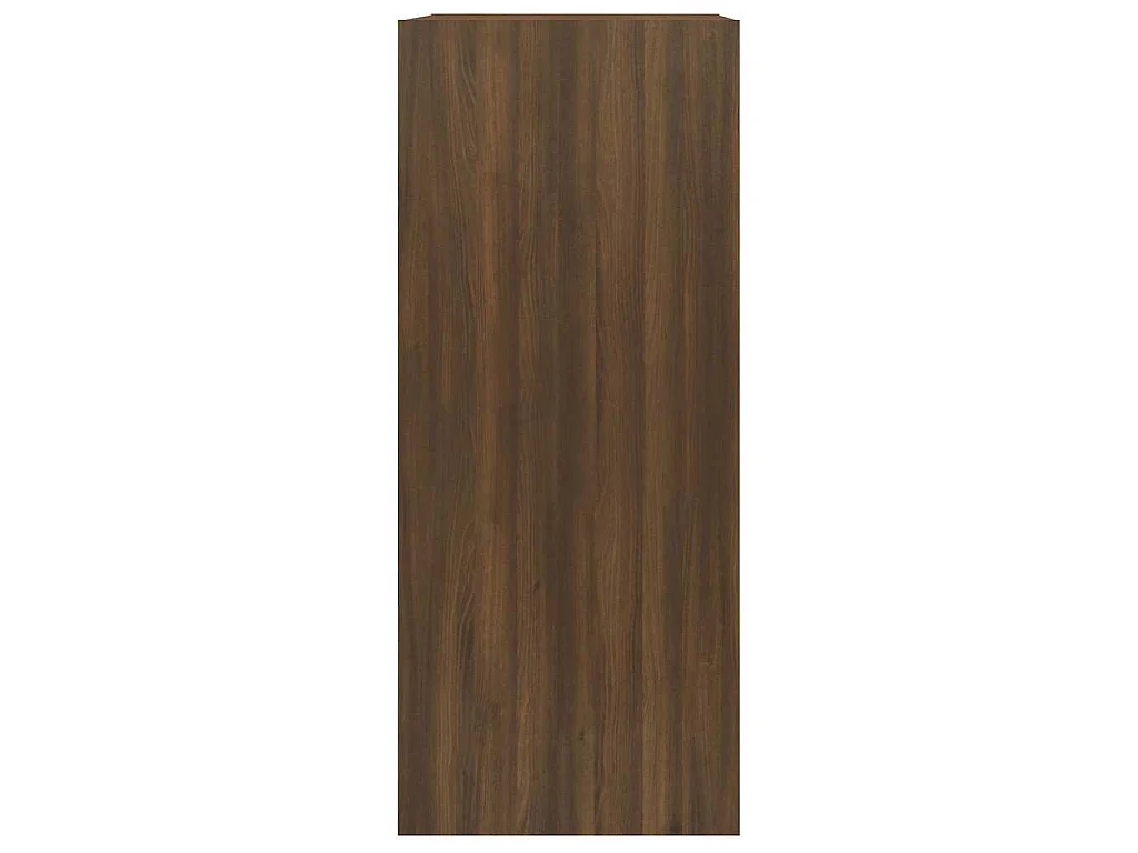 Bibliothèque/Séparateur de pièce Chêne Marron 40x30x72 cm