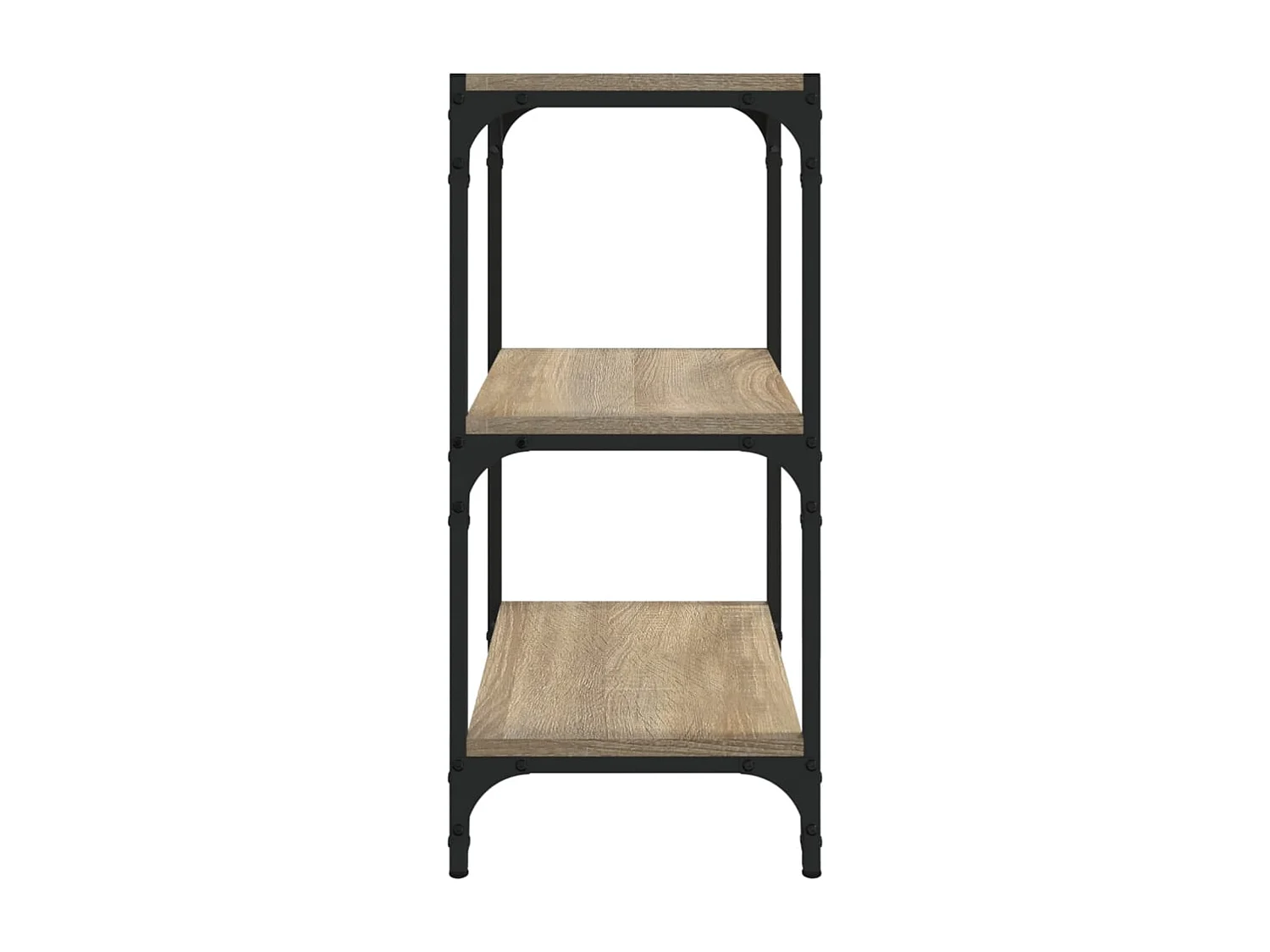 Bibliothèque Chêne Sonoma 40x33x70,5 cm Bois d'ingénierie acier