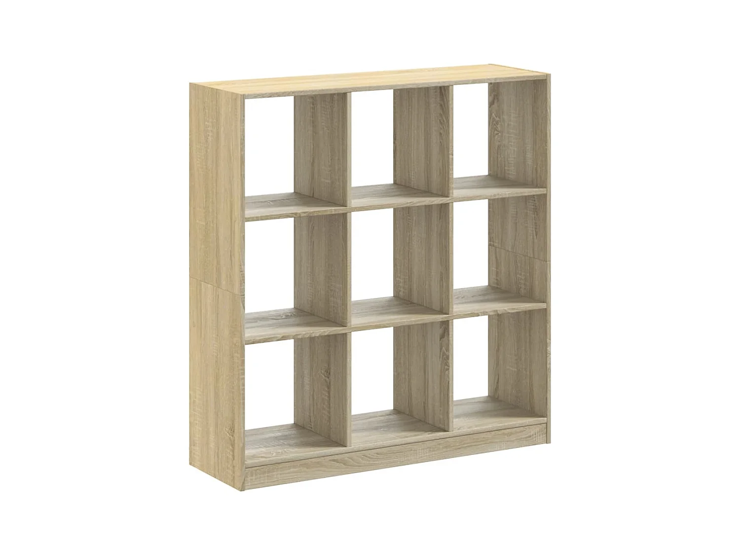 Boekenkast 102x32x108 cm bewerkt hout sonoma eikenkleurig