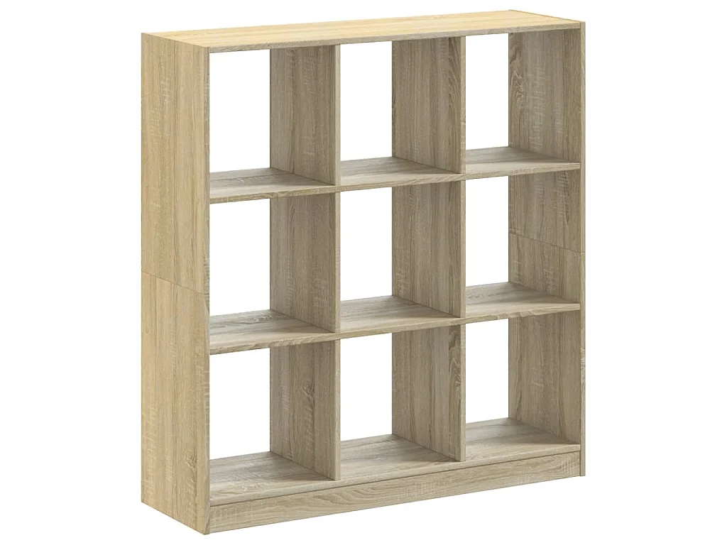Bibliothèque chêne sonoma 102x32x108 cm bois d'ingénierie