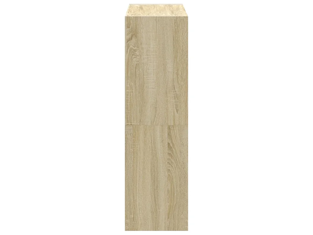 Bibliothèque chêne sonoma 102x32x108 cm bois d'ingénierie