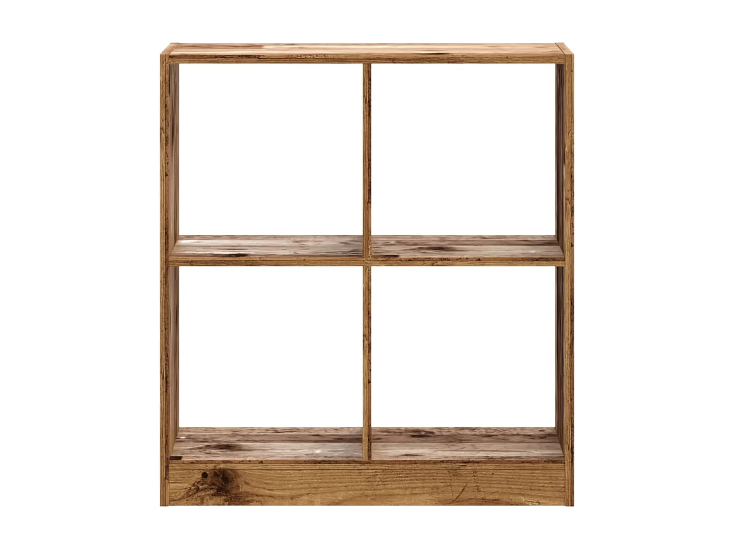 Bibliothèque vieux bois 68,5x32x75 cm bois d'ingénierie