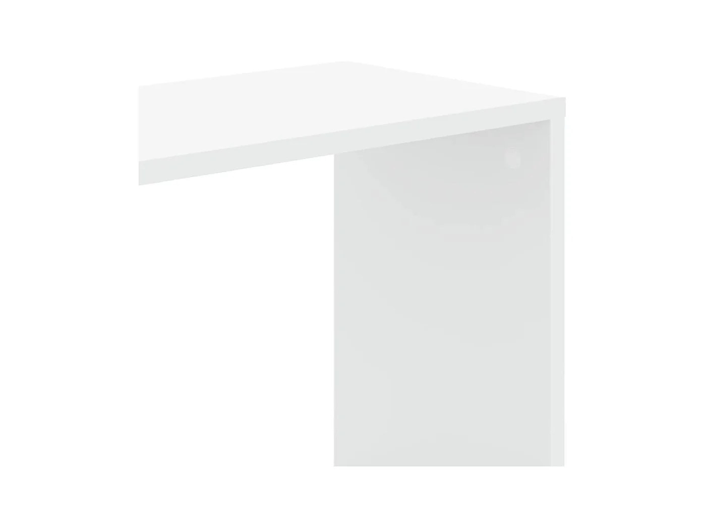 Boekenkast 5-laags 45x23,5x162,5 cm bewerkt hout wit