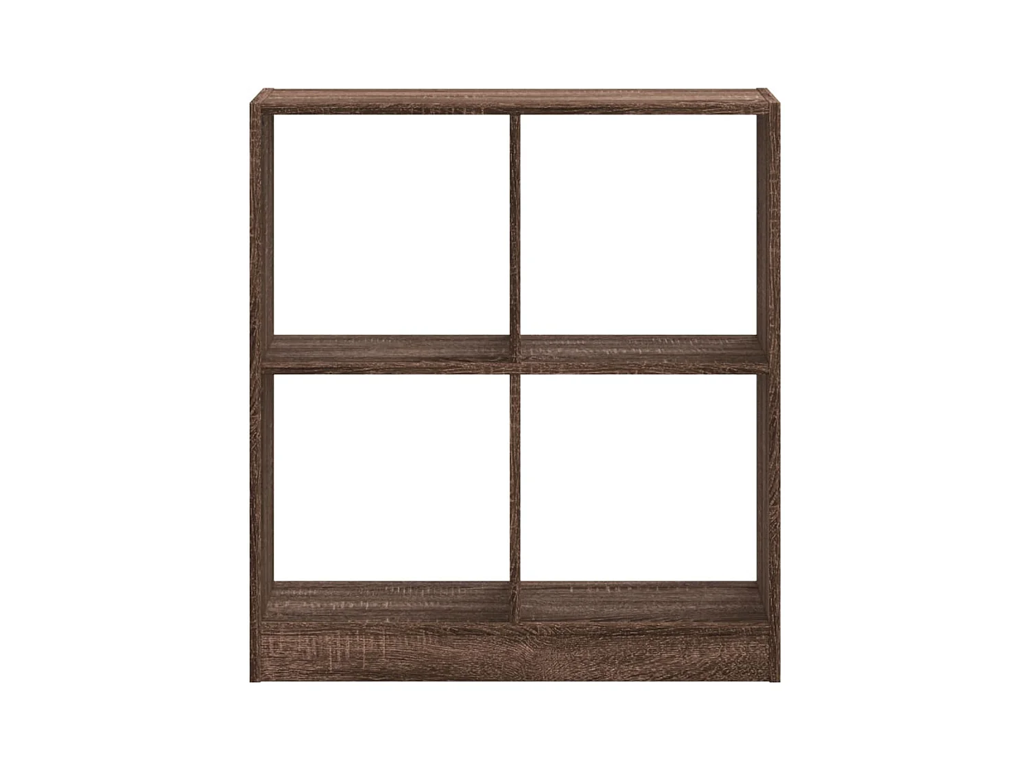 Bibliothèque chêne marron 68,5x32x75 cm bois d'ingénierie
