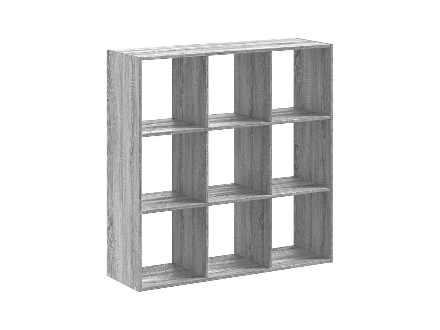 Bibliothèque sonoma gris 102x32x102 cm bois d'ingénierie