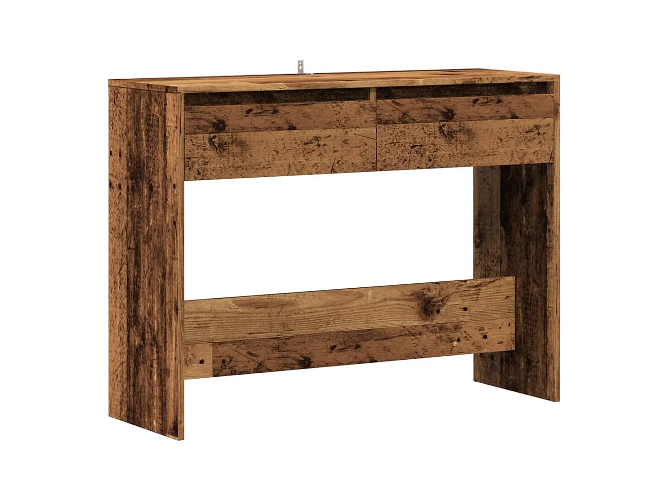 Tavolino Consolle Legno Vecchio 100x35x76,5 cm in Truciolato