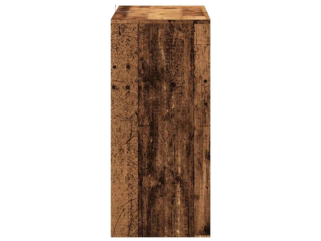 Table console vieux bois 100x35x76,5 cm bois d'ingénierie