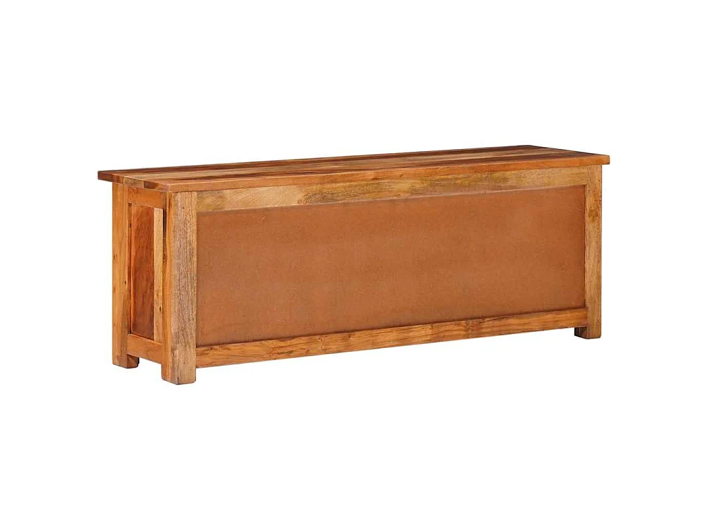 Mueble de TV madera maciza 110x30x40 cm