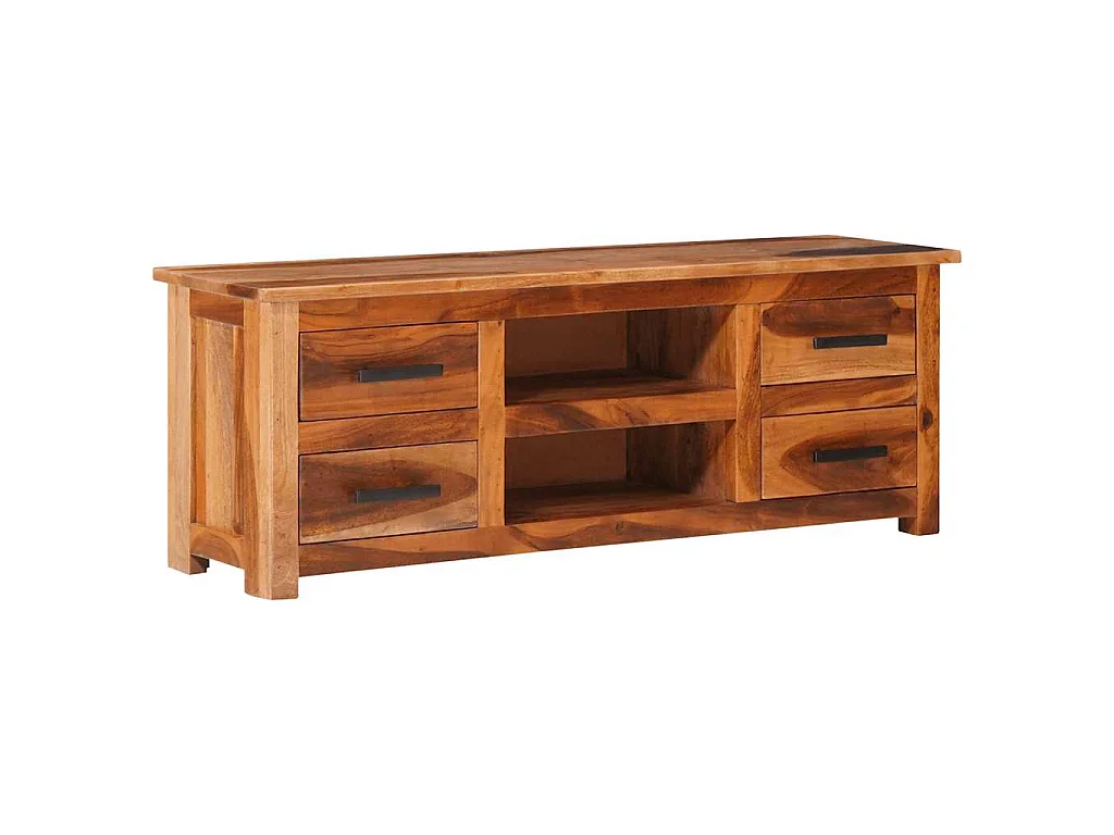 Móvel de TV 110x30x40 cm madeira maciça