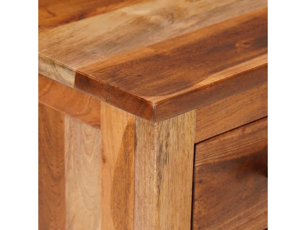 Móvel de TV 110x30x40 cm madeira maciça