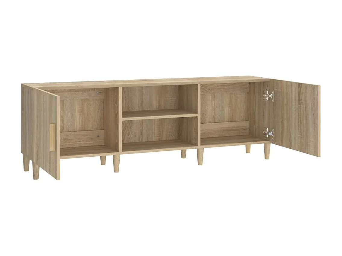 Meuble TV Chêne sonoma 150x30x50 cm Bois d'ingénierie