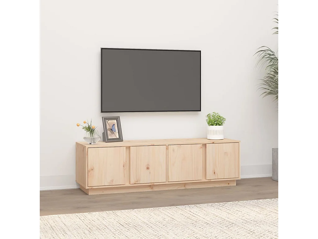 Tv-meubel 140x40x40 cm massief grenenhout