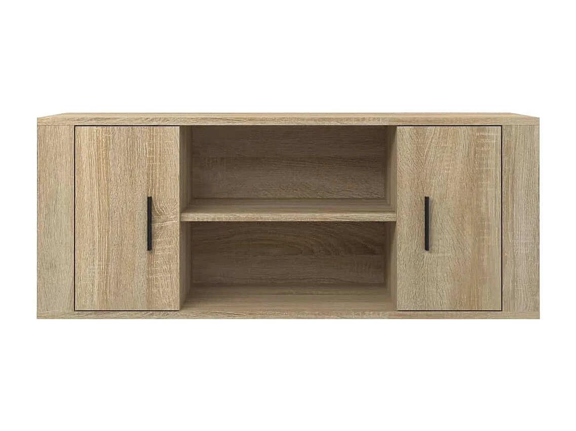 Mobile per TV Rovere Sonoma 100x35x40 cm Legno Multistrato