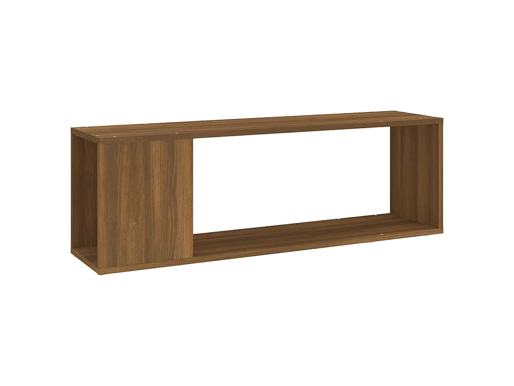Meuble TV Chêne marron 100x24x32 cm Bois d'ingénierie