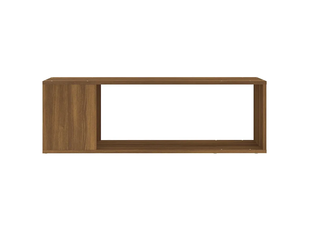 Meuble TV Chêne marron 100x24x32 cm Bois d'ingénierie