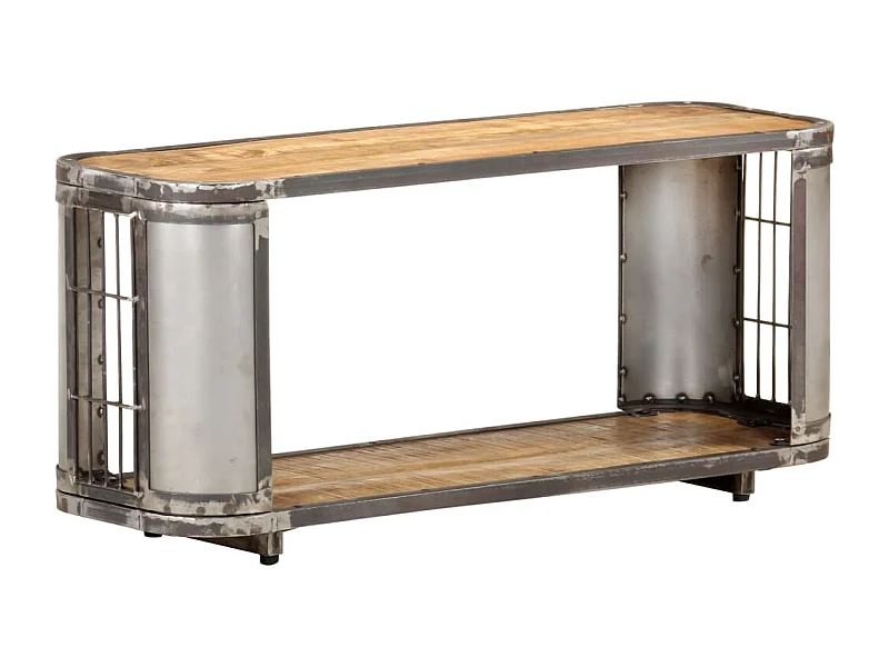 Tv-meubel 90x30x40 cm massief mangohout