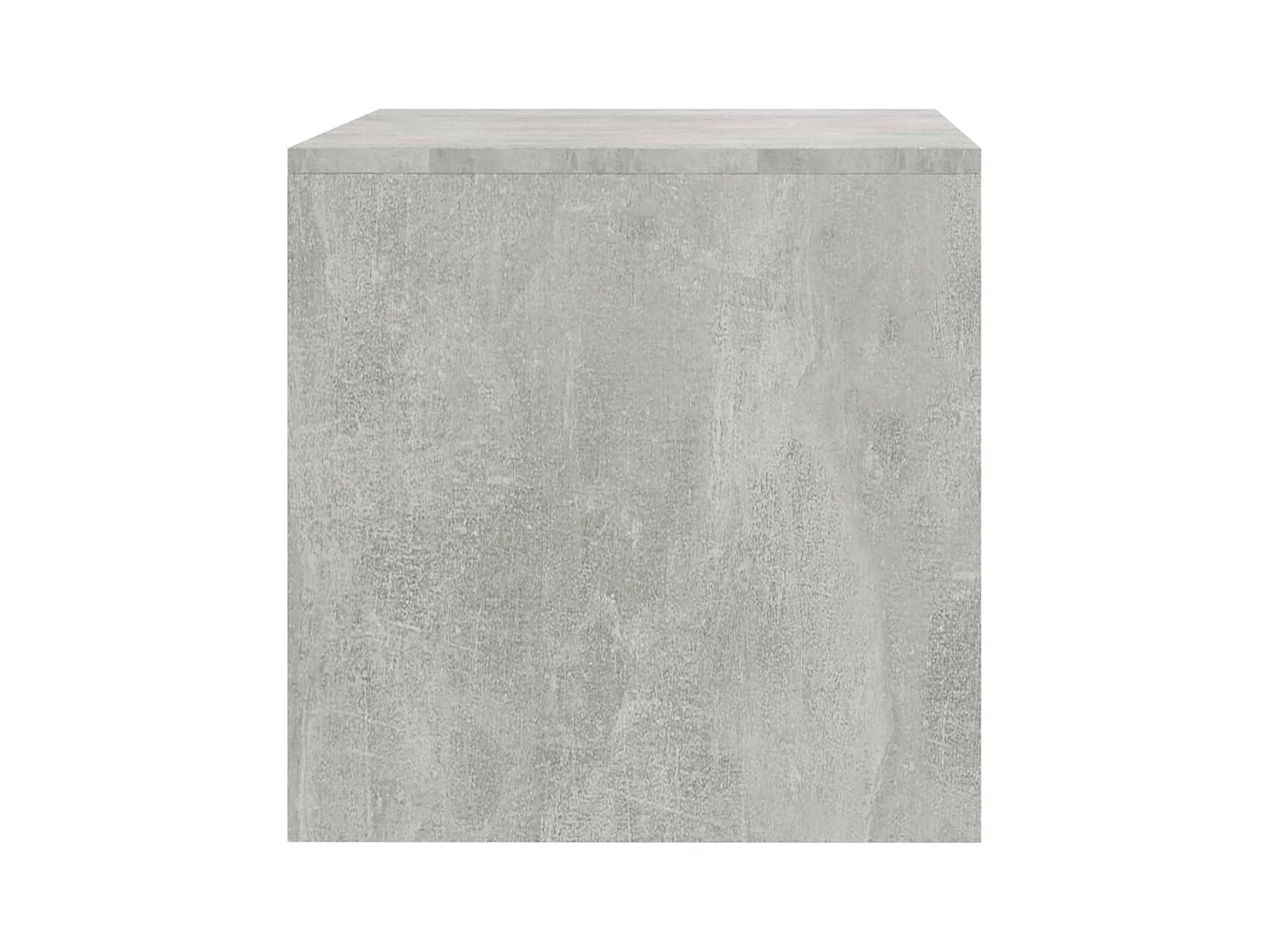 Mueble de TV madera contrachapada gris hormigón 80x40x40 cm