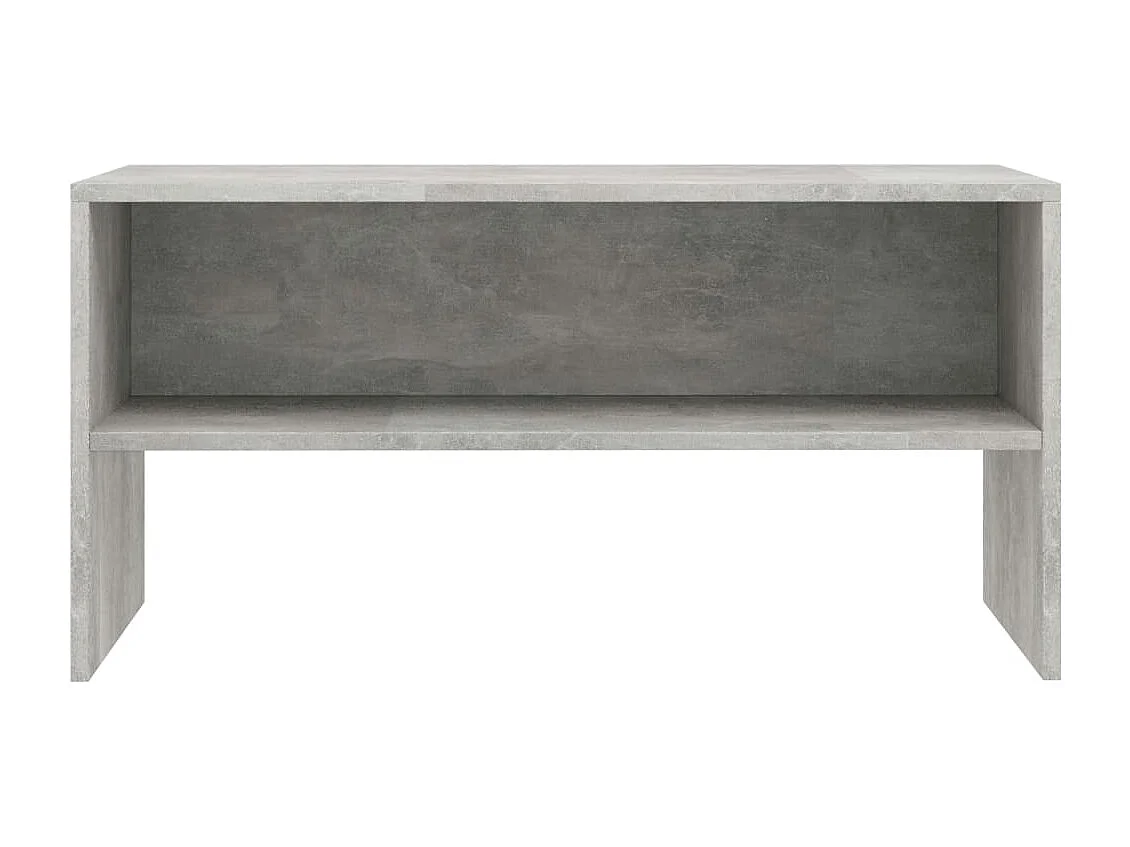 Tv-meubel 80x40x40 cm bewerkt hout betongrijs