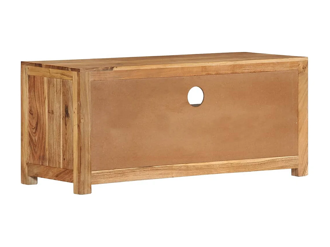 Meuble TV 88x35x40 cm bois d'acacia massif