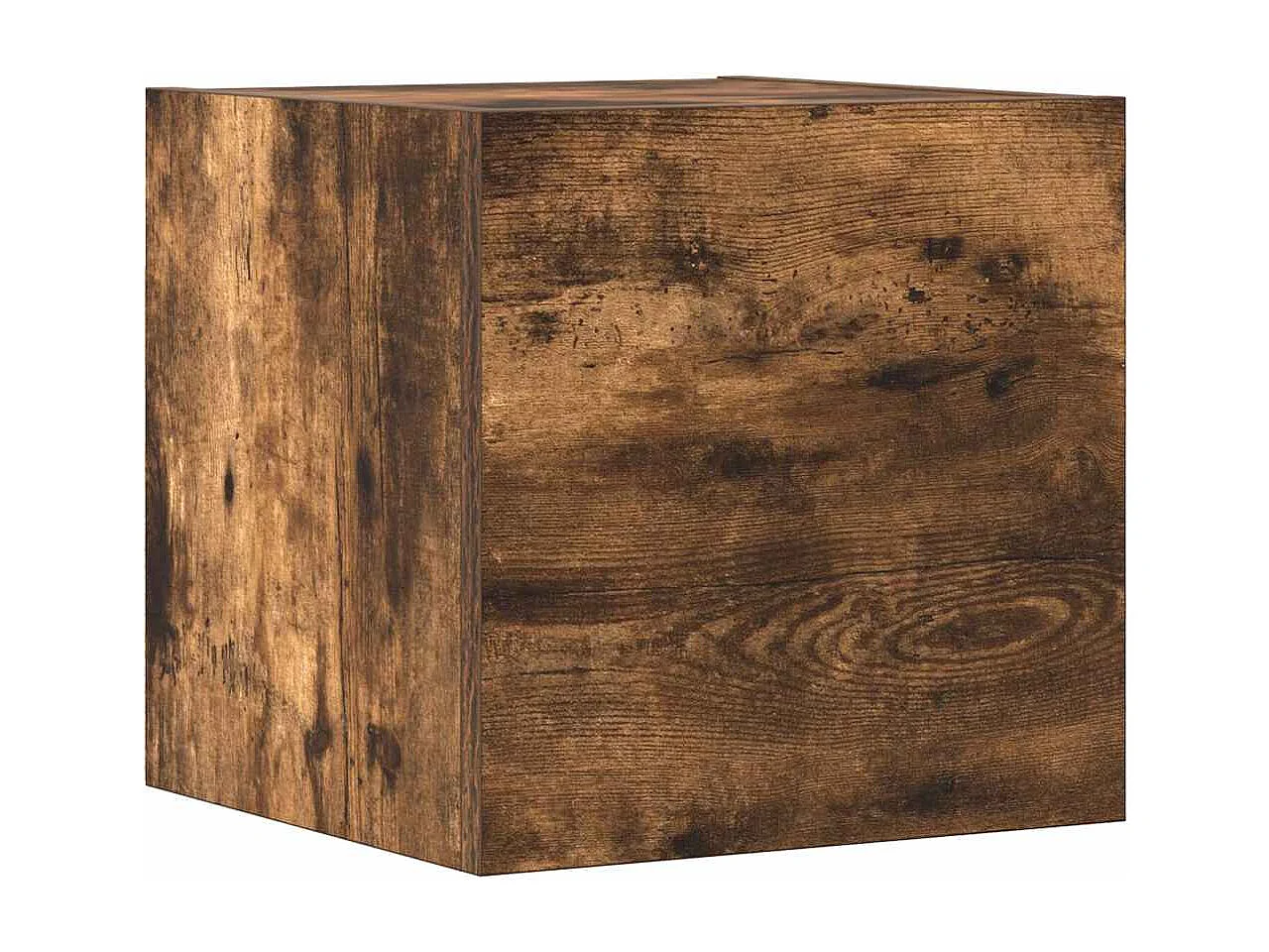 Conjunto móveis de TV 7 pcs madeira processada carvalho fumado