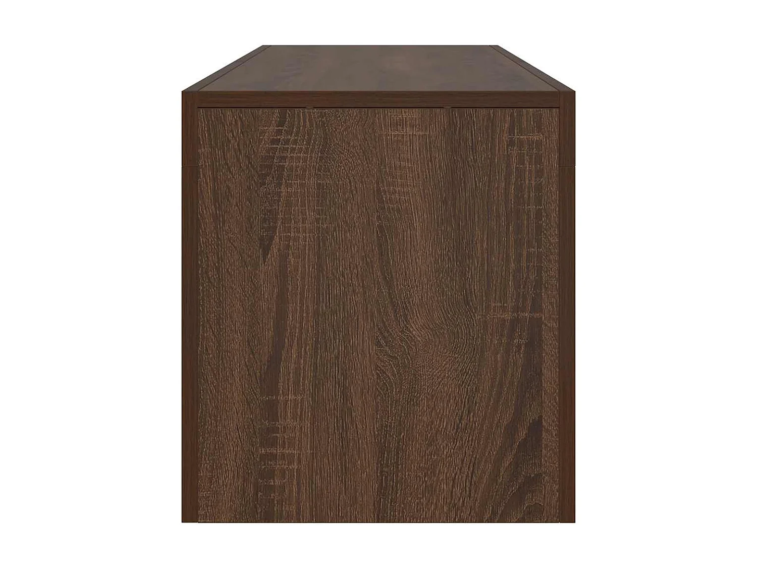 Móvel de TV com luzes LED 140x36,5x40 cm carvalho castanho