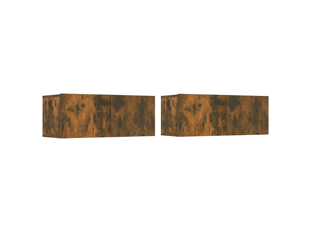 Ensemble de meubles TV 5 pcs Chêne fumé Bois d'ingénierie