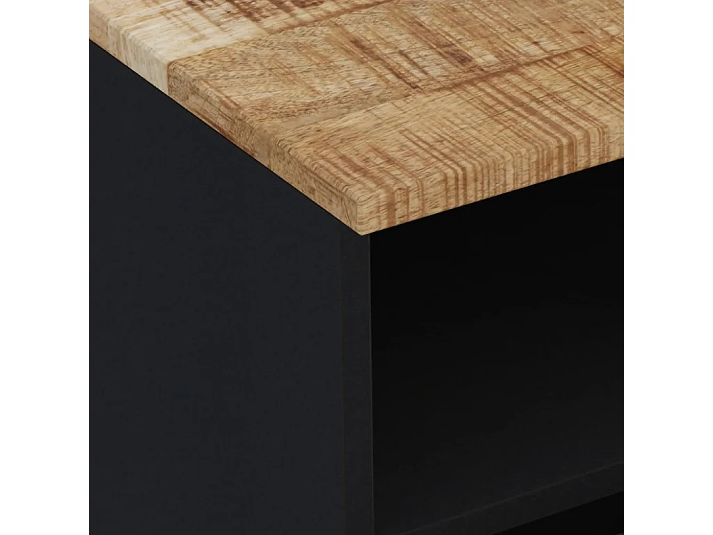 Mobile Porta TV 70x33x46 cm in Legno Massello di Mango