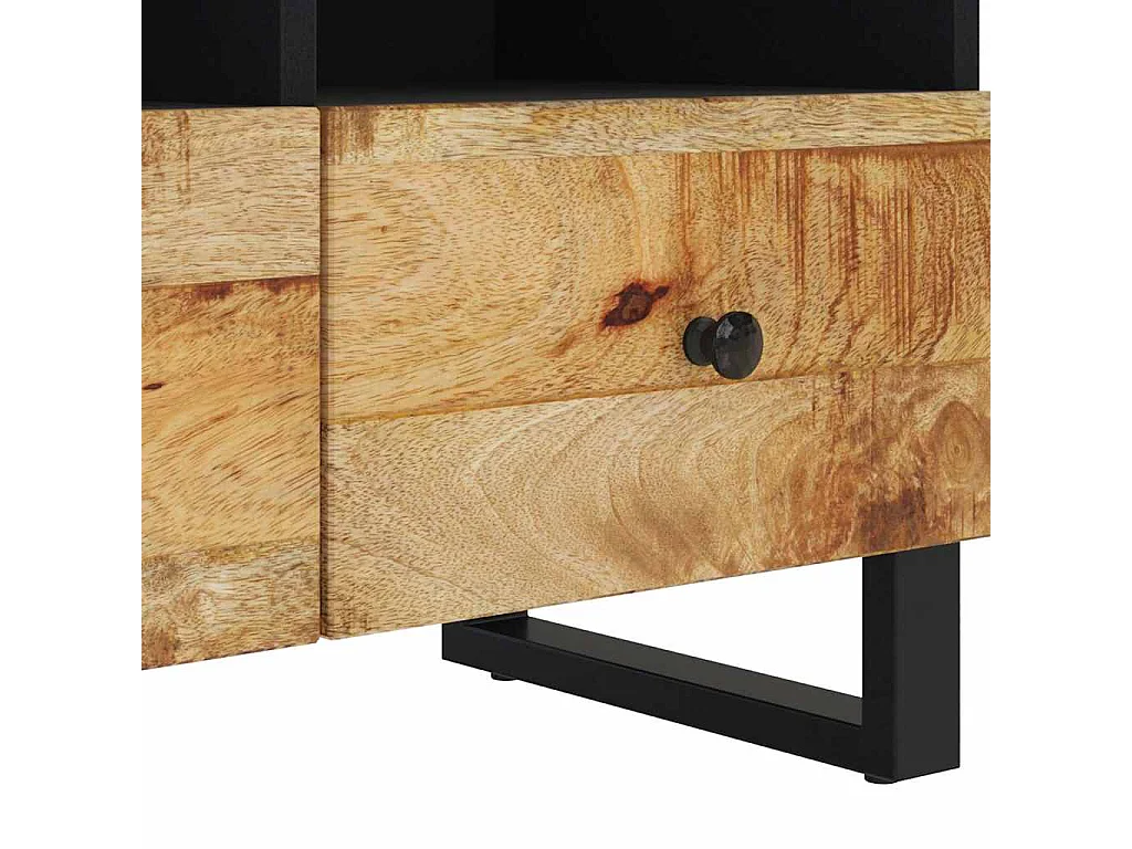 Mobile Porta TV 70x33x46 cm in Legno Massello di Mango
