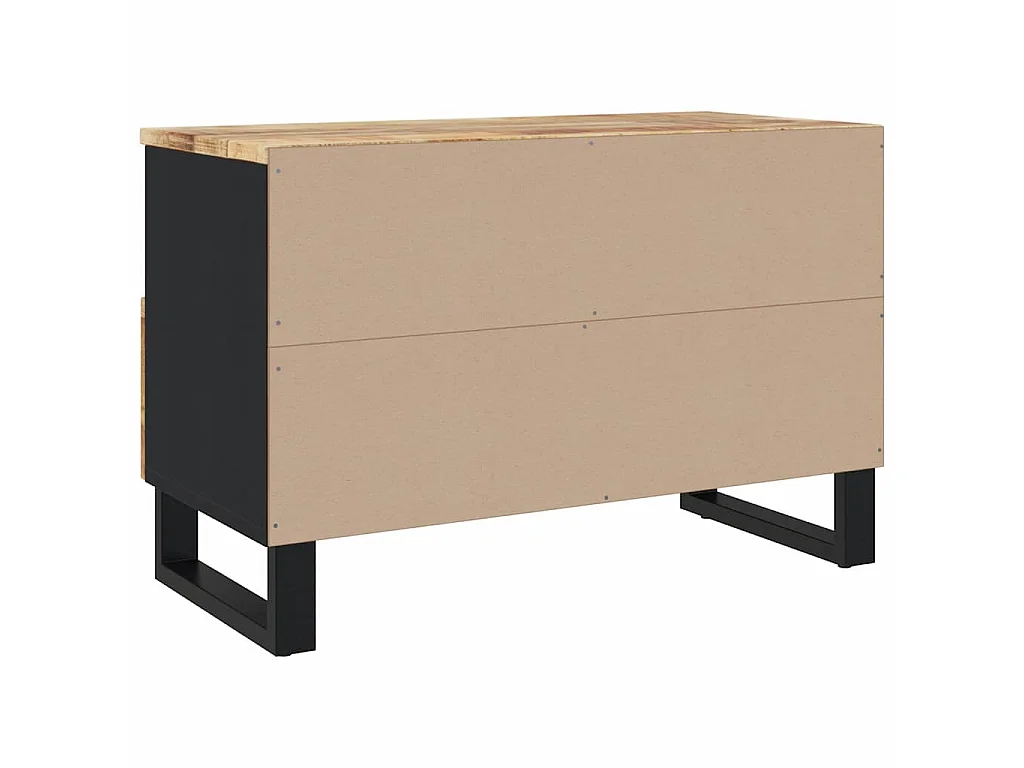 Mobile Porta TV 70x33x46 cm in Legno Massello di Mango