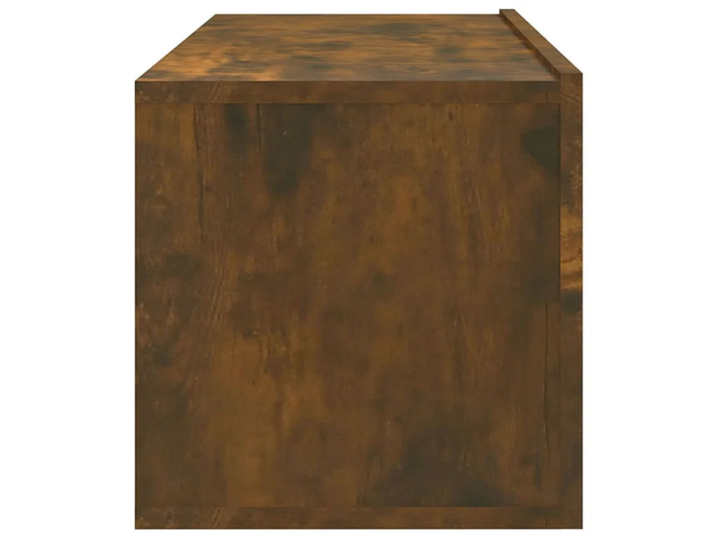 Meubles TV muraux 4 pcs chêne fumé 100x30x30 cm