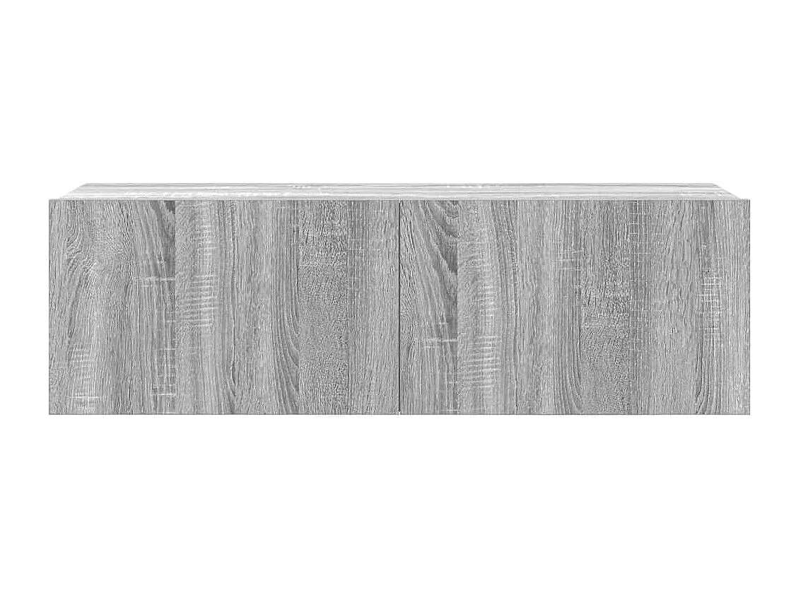 7-tlg. TV-Schrank-Set Grau Sonoma Holzwerkstoff