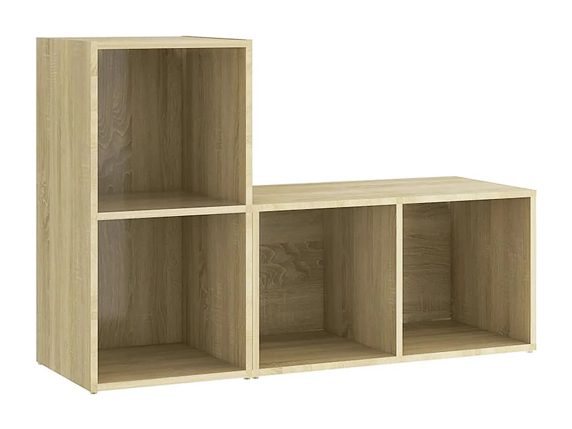 Meubles TV 2 pcs Chêne sonoma 72x35x36,5 cm Bois d'ingénierie