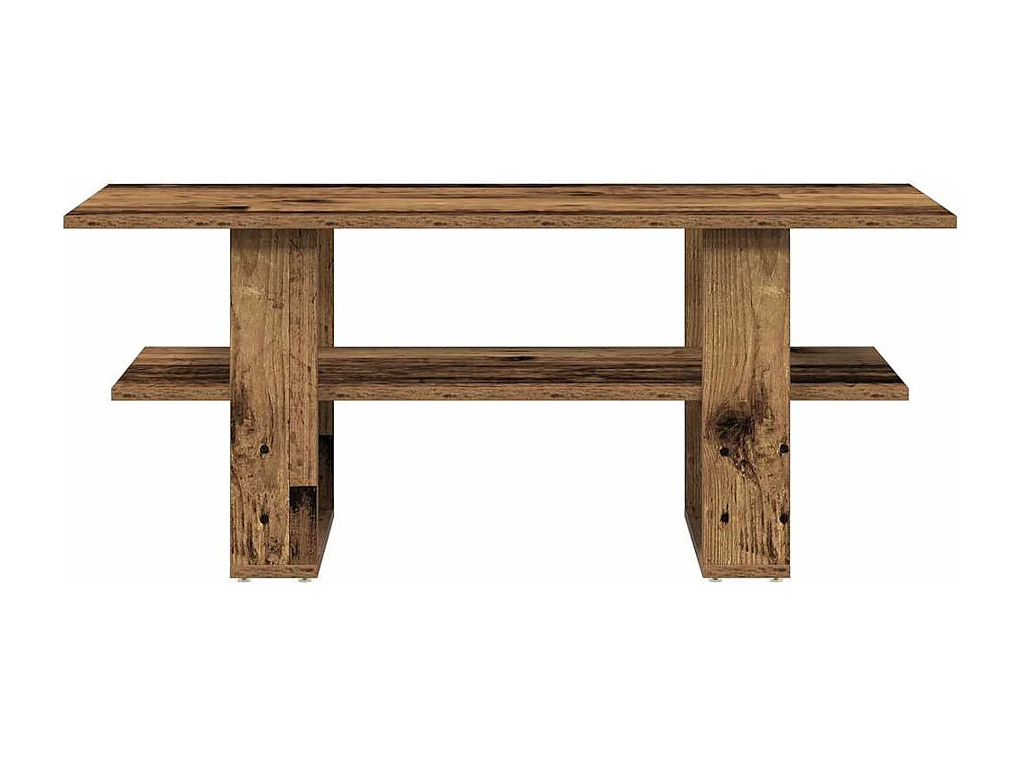 Mesa de centro 102x55x42 cm derivados de madeira madeira velha