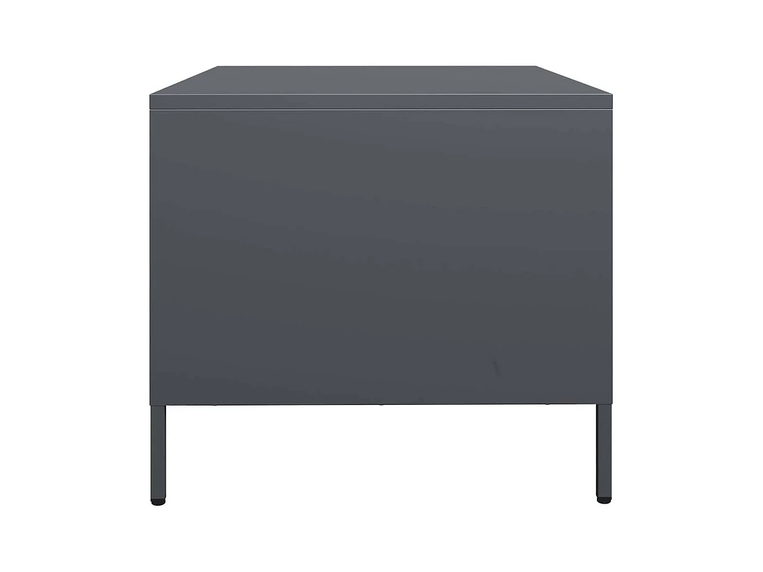 Salontafel 101,5x50x43,5 cm koudgewalst staal antracietkleurig