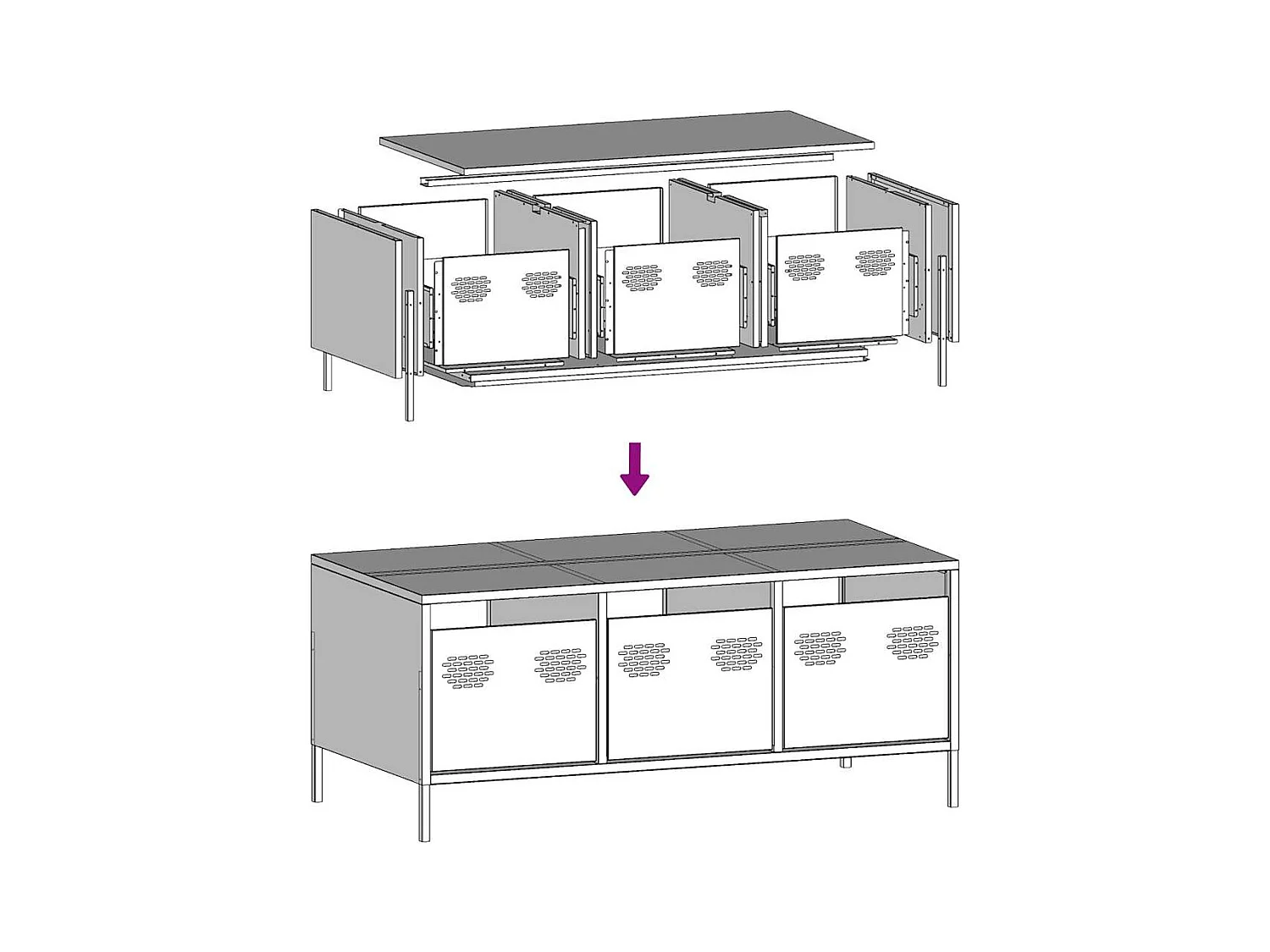 Salontafel 101,5x50x43,5 cm koudgewalst staal antracietkleurig