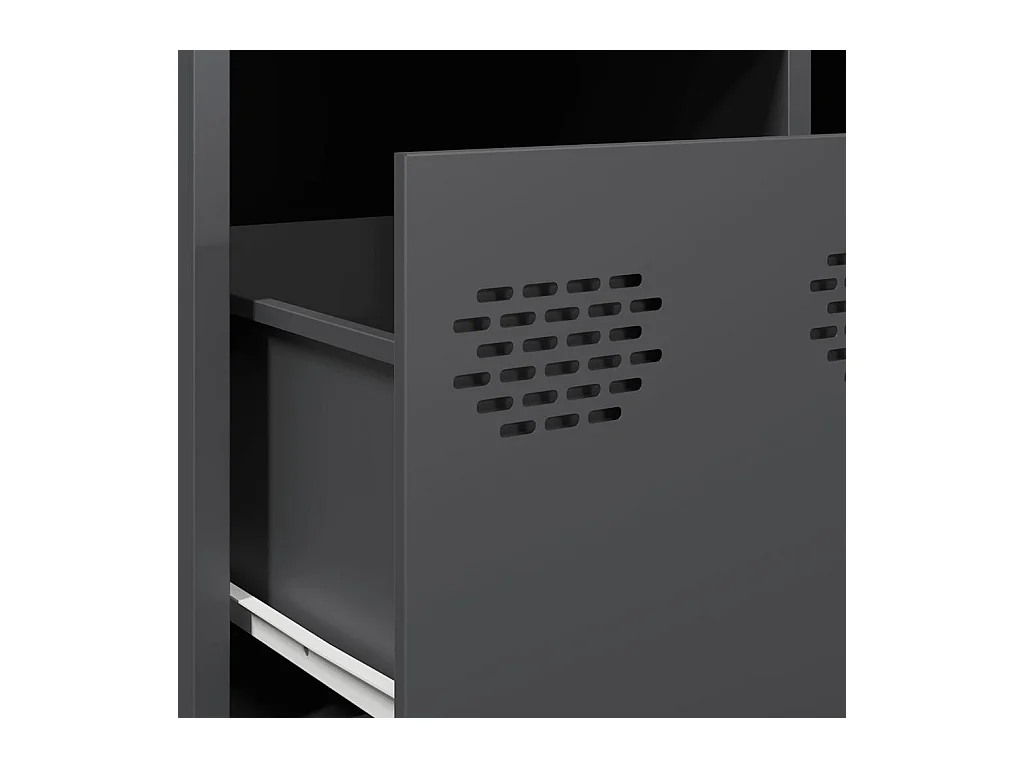 Salontafel 101,5x50x43,5 cm koudgewalst staal antracietkleurig