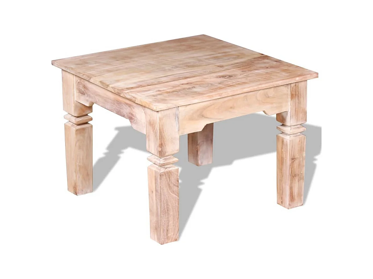 Couchtisch Akazienholz 60x60x45 cm