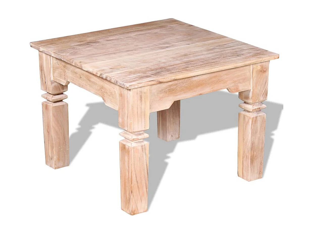 Table basse Bois d'acacia 60x60x45 cm
