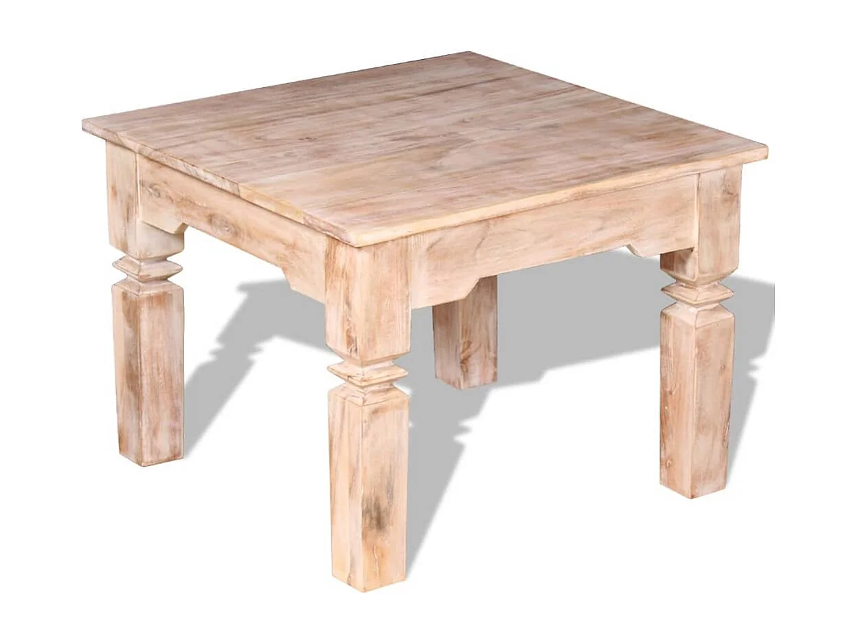 Couchtisch Akazienholz 60x60x45 cm