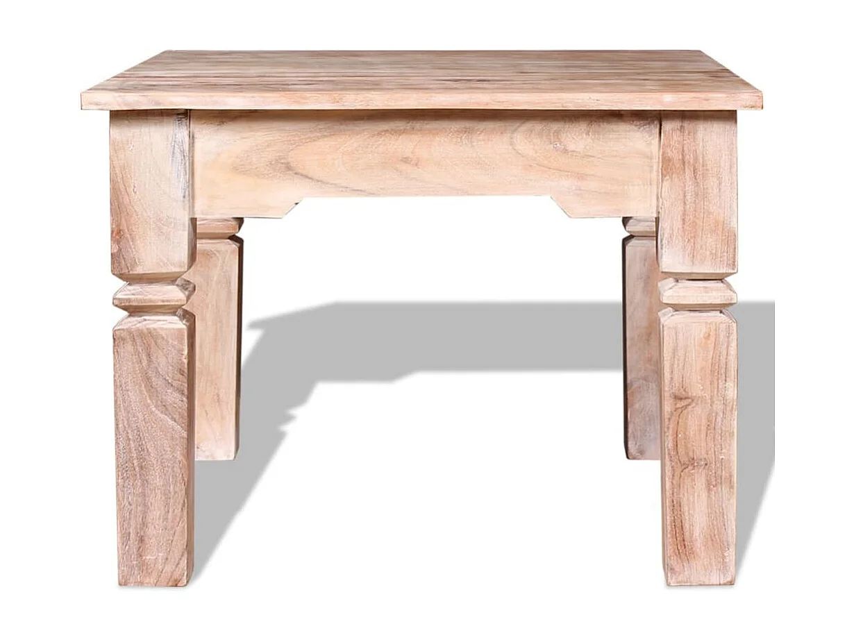 Couchtisch Akazienholz 60x60x45 cm