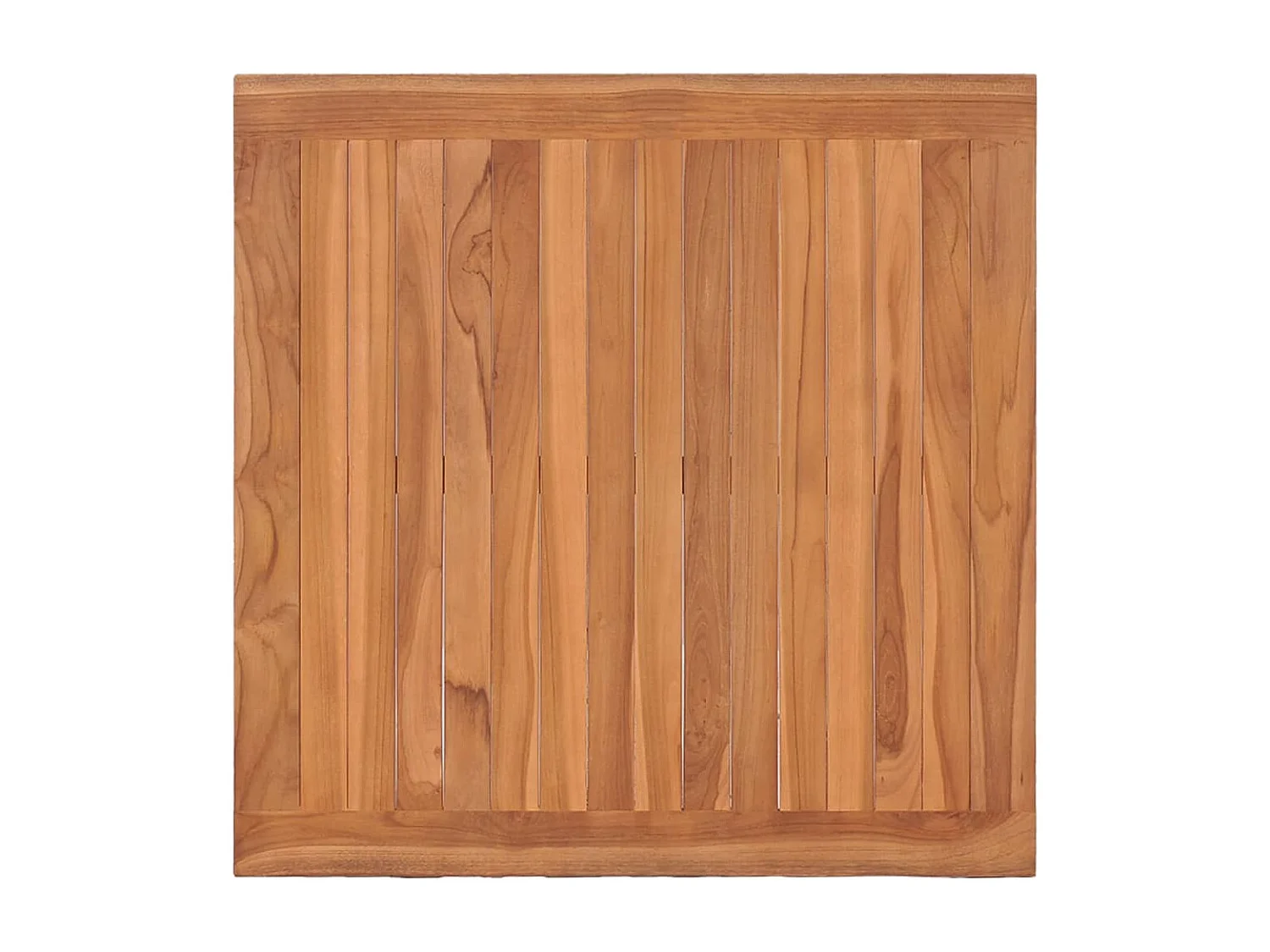 Table Batavia 85x85x75 cm Bois de teck massif