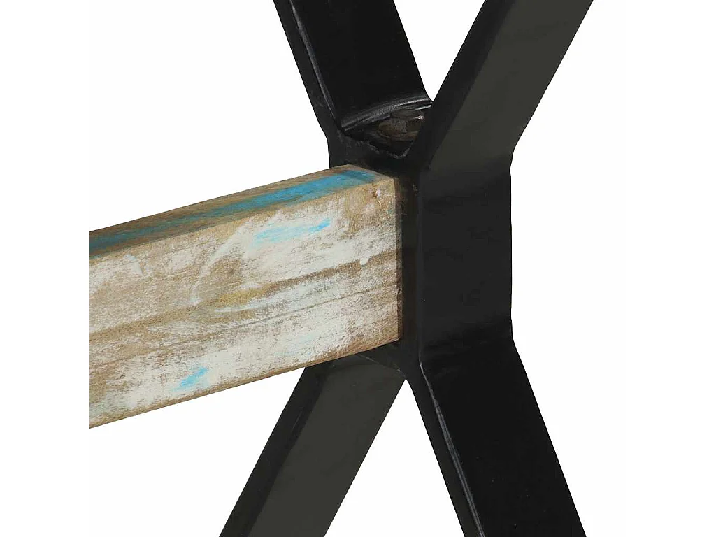 Table à manger 120x60x76 cm Bois de récupération massif