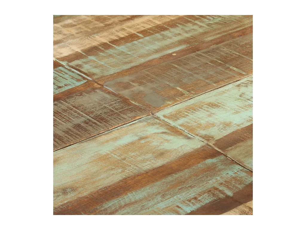 Mesa de jantar 150x75 cm madeira recuperada maciça